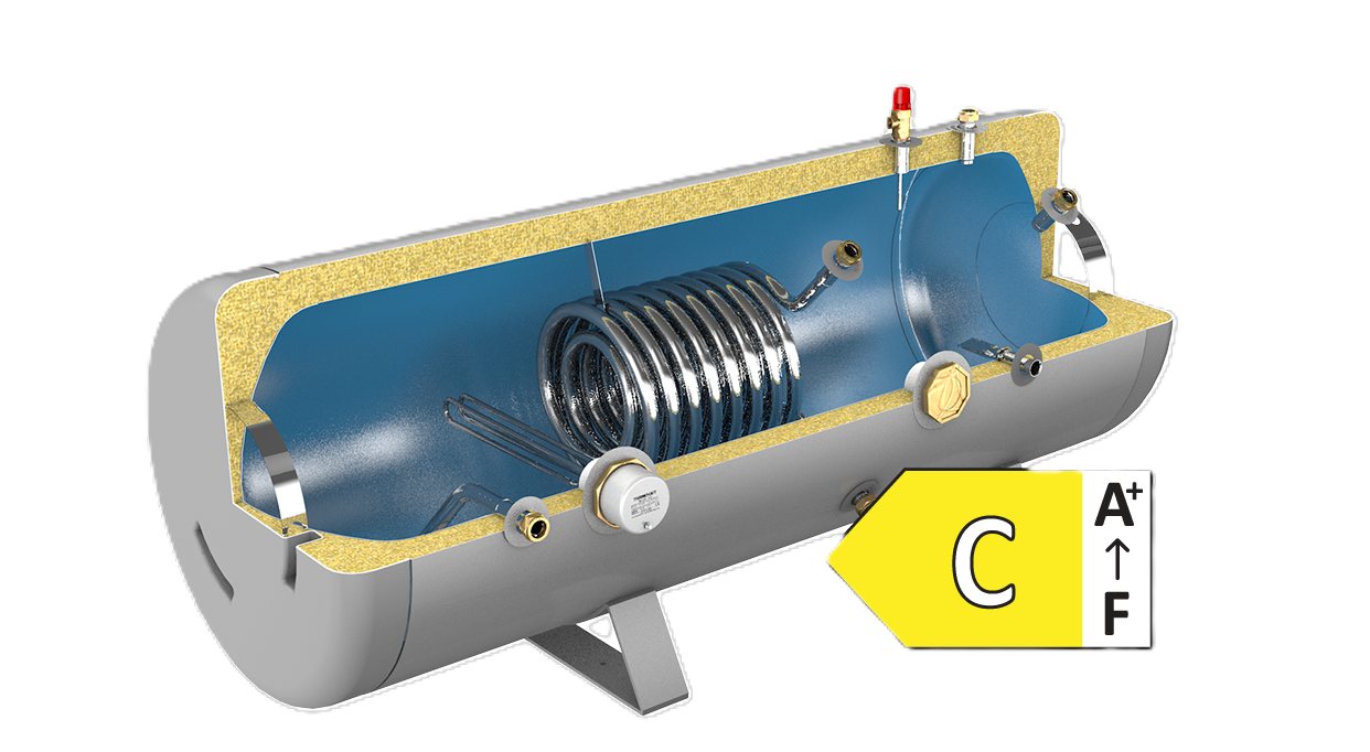 Horizontal 300 Ltr Unvented Cylinder Kingspan 300 Ltr Hot Water